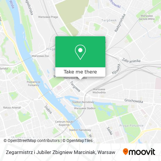 Zegarmistrz i Jubiler Zbigniew Marciniak map