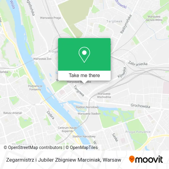 Zegarmistrz i Jubiler Zbigniew Marciniak map