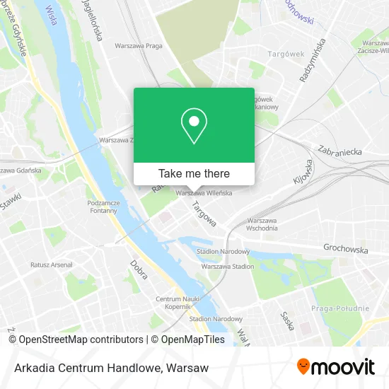 Arkadia Centrum Handlowe map