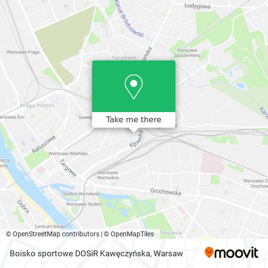 Карта Boisko sportowe DOSiR Kawęczyńska