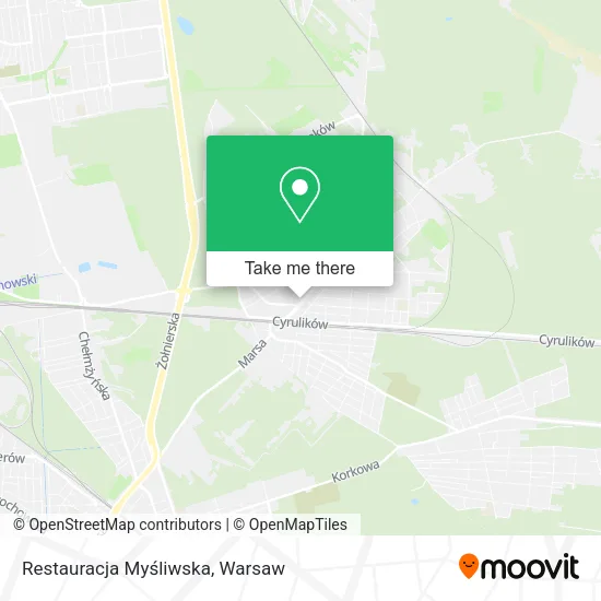 Restauracja Myśliwska map