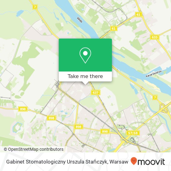 Gabinet Stomatologiczny Urszula Stańczyk map