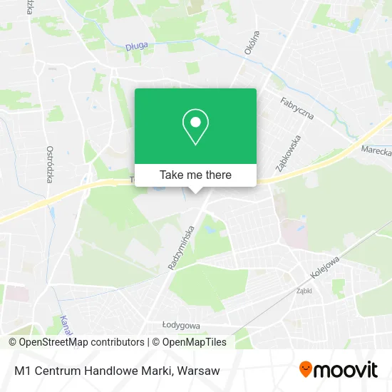 M1 Centrum Handlowe Marki map