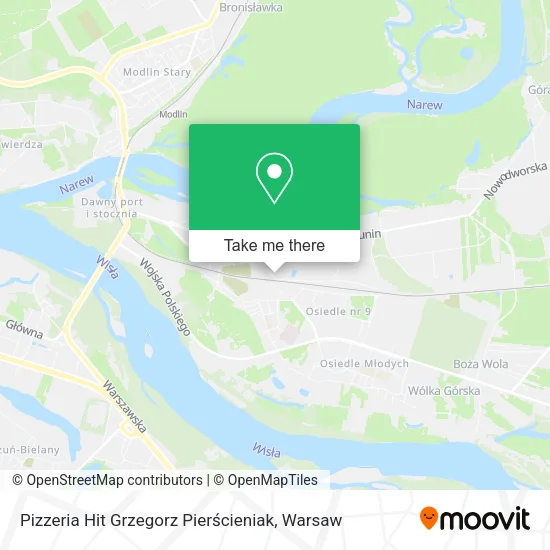 Pizzeria Hit Grzegorz Pierścieniak map