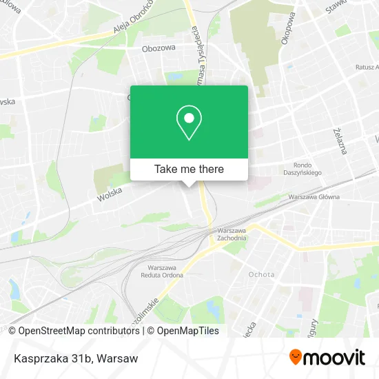 Карта Kasprzaka 31b