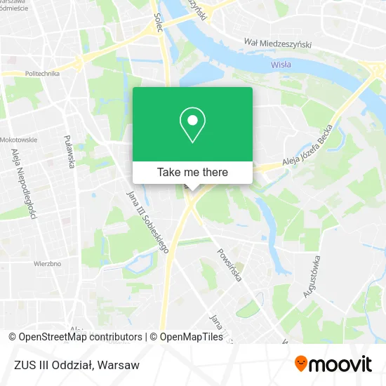 ZUS III Oddział map