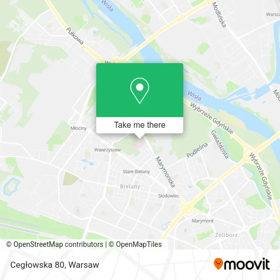 Cegłowska 80 map