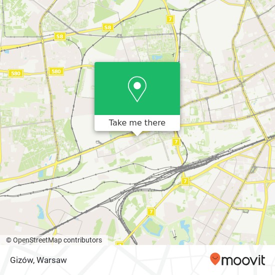 Gizów map