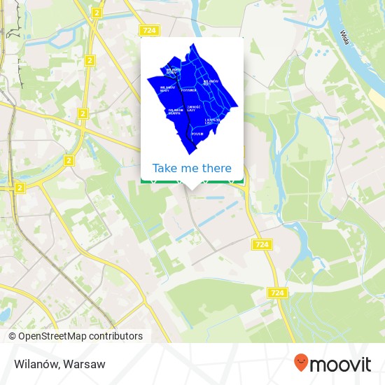 Wilanów map