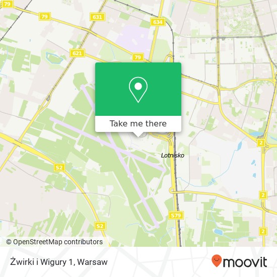 Żwirki i Wigury 1 map