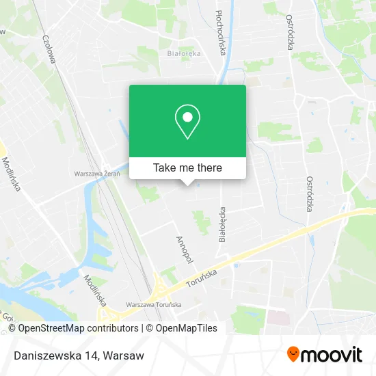 Daniszewska 14 map