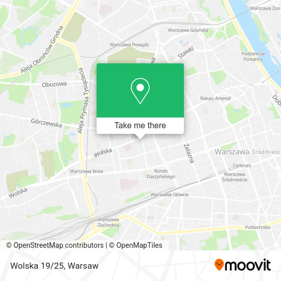 Wolska 19/25 map