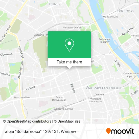 aleja "Solidarności" 129/131 map