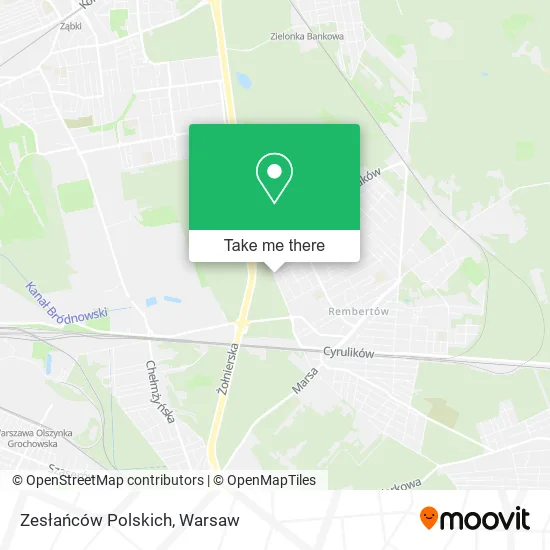 Zesłańców Polskich map