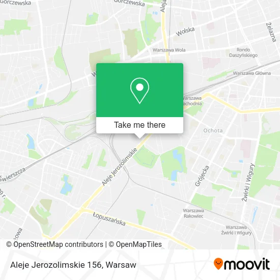 Aleje Jerozolimskie 156 map