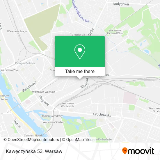 Kawęczyńska 53 map