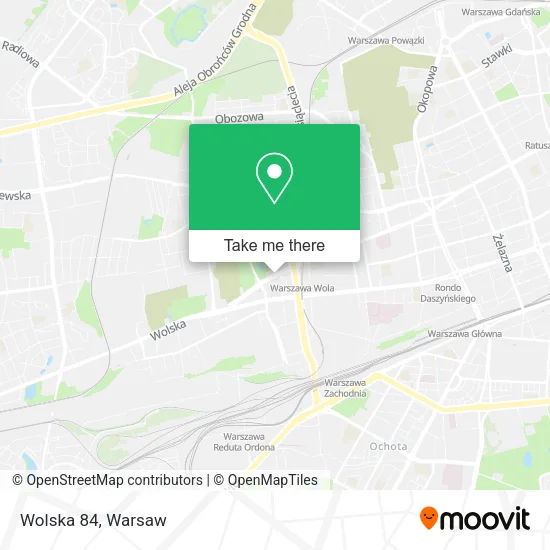Wolska 84 map