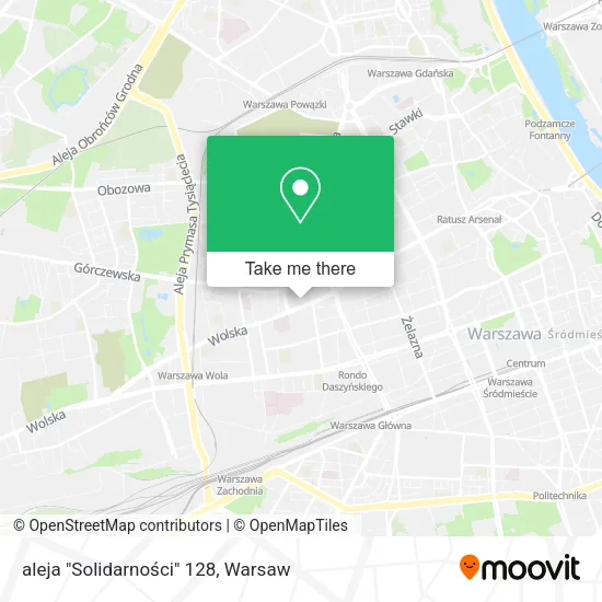 aleja "Solidarności" 128 map