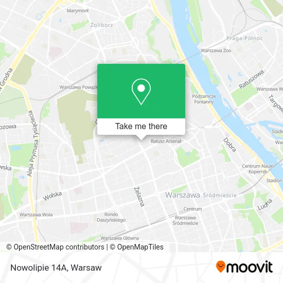 Nowolipie 14A map