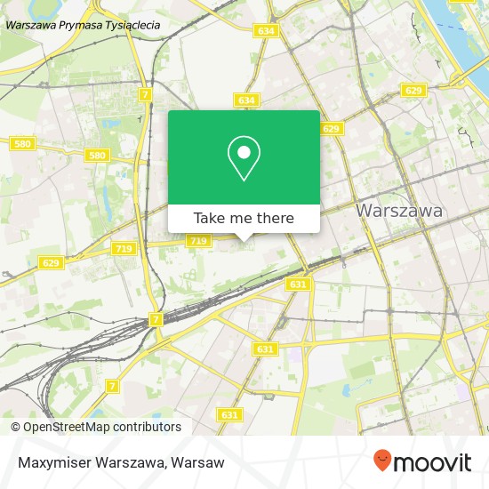 Maxymiser Warszawa map