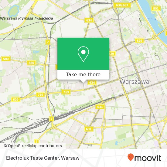 Electrolux Taste Center map