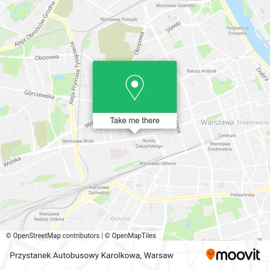 Карта Przystanek Autobusowy Karolkowa
