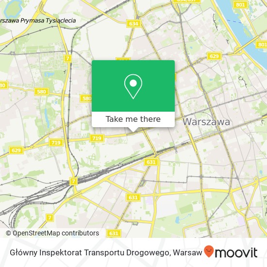 Główny Inspektorat Transportu Drogowego map