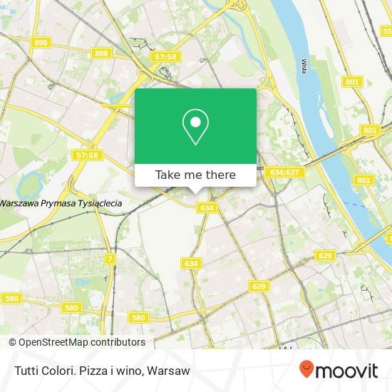 Tutti Colori. Pizza i wino map