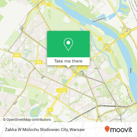 Żabka W Molochu Słodowiec City map