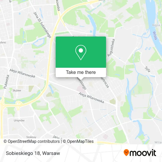 Sobieskiego 18 map