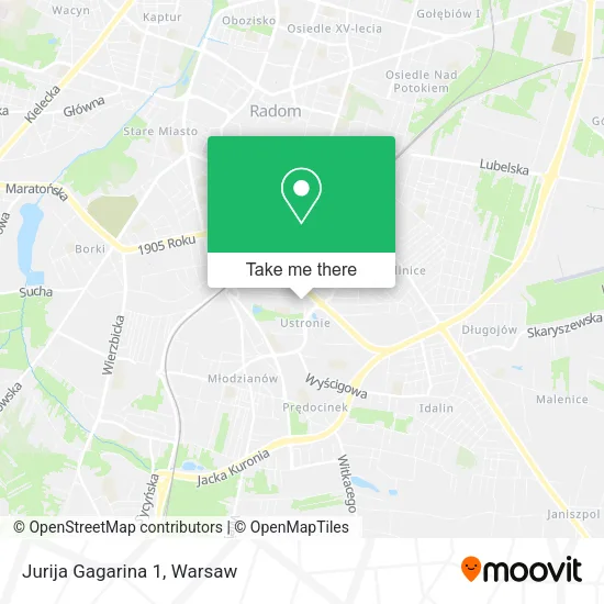 Jurija Gagarina 1 map