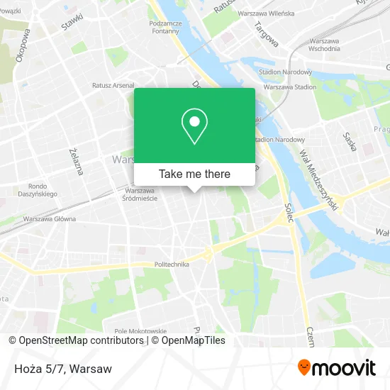 Hoża 5/7 map