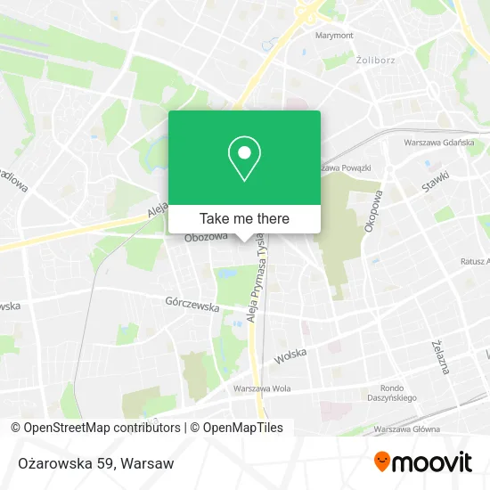 Ożarowska 59 map