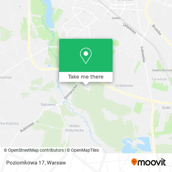 Poziomkowa 17 map