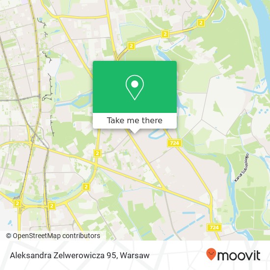 Aleksandra Zelwerowicza 95 map