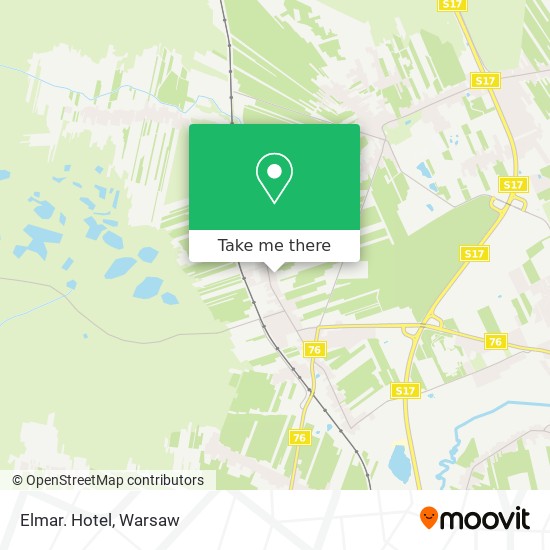 Elmar. Hotel map