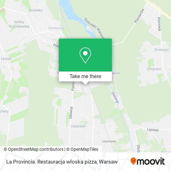 La Provincia. Restauracja włoska  pizza map