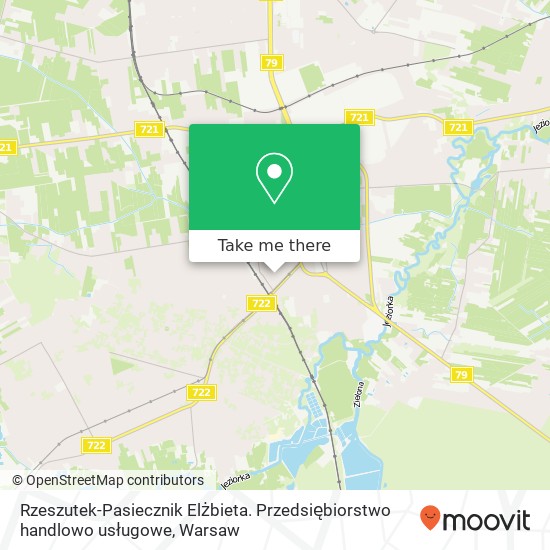 Rzeszutek-Pasiecznik Elżbieta. Przedsiębiorstwo handlowo usługowe map