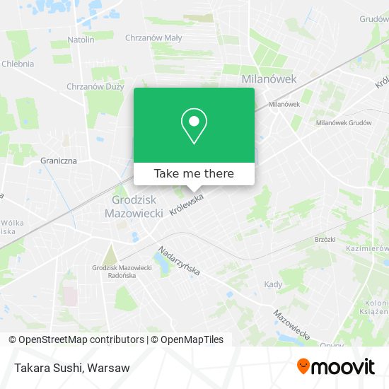 Takara Sushi map