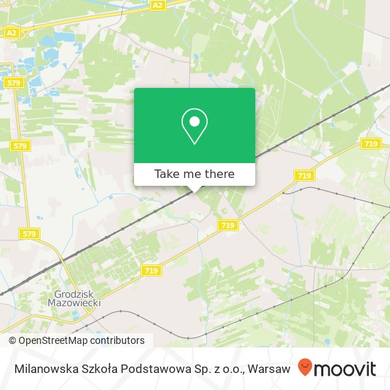 Milanowska Szkoła Podstawowa Sp. z o.o. map