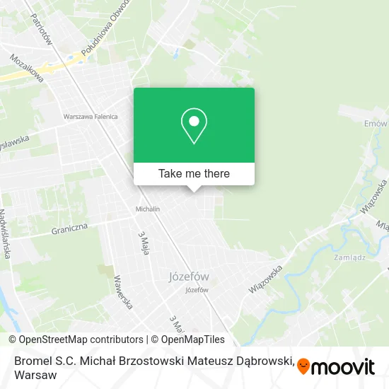 Bromel S.C. Michał Brzostowski Mateusz Dąbrowski map