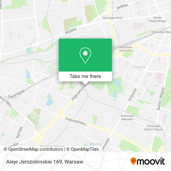 Aleje Jerozolimskie 169 map