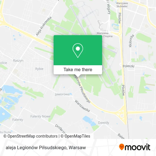 aleja Legionów Piłsudskiego map
