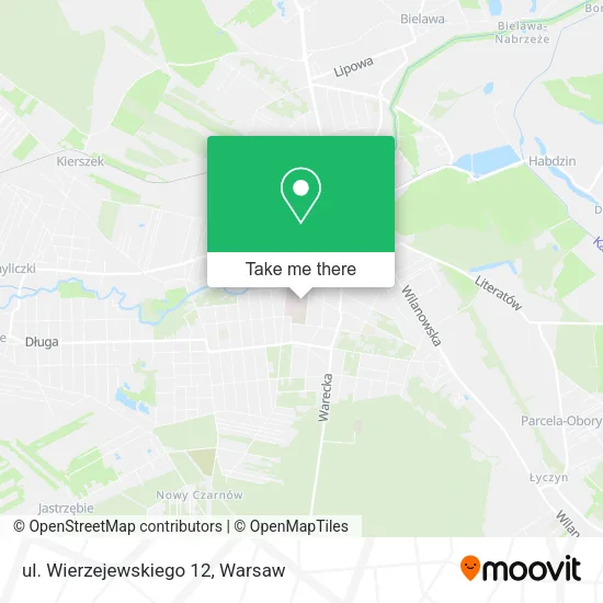 ul. Wierzejewskiego 12 map