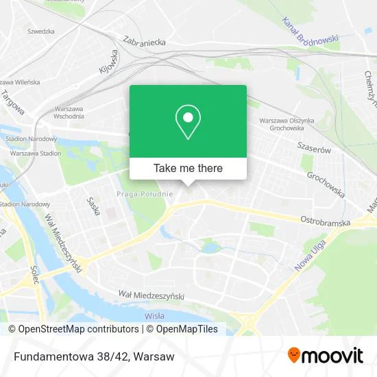 Fundamentowa 38/42 map