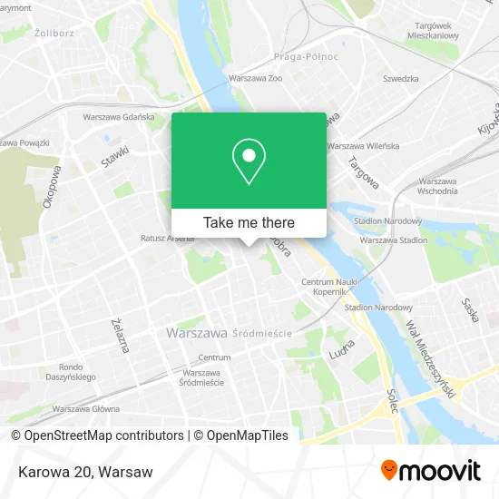 Karowa 20 map
