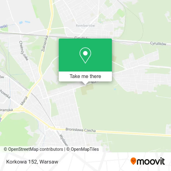 Korkowa 152 map
