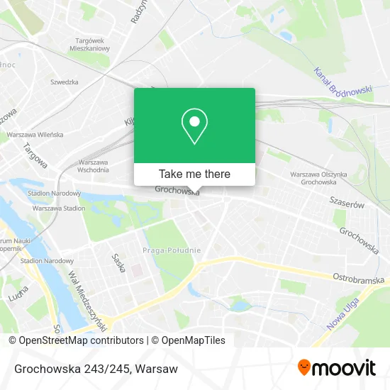 Grochowska 243/245 map