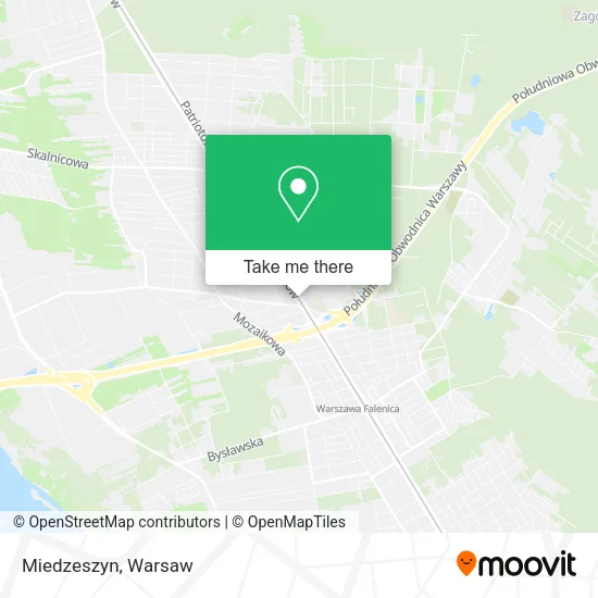 Miedzeszyn map