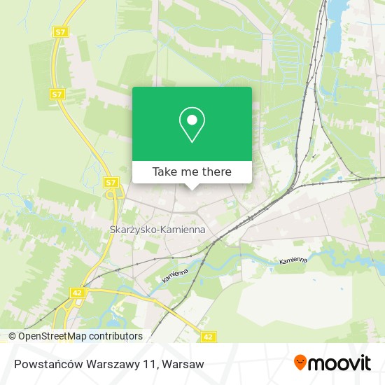 Powstańców Warszawy 11 map